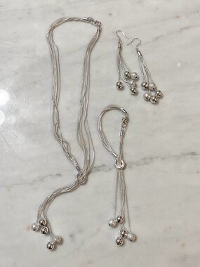 NWOT 925 Stamped Silver Set